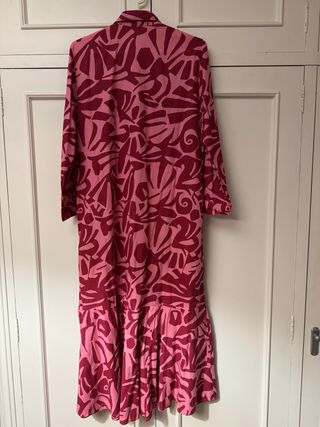 Vestido camisero estampado