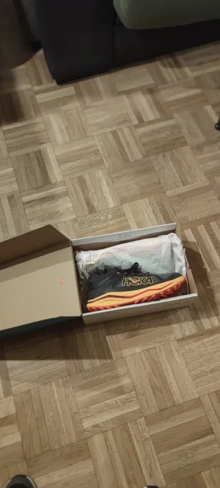 Zapatillas Hoka Zinal 2 Negro Naranja