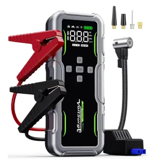 Arrancador de Baterías y Compresor de Aire