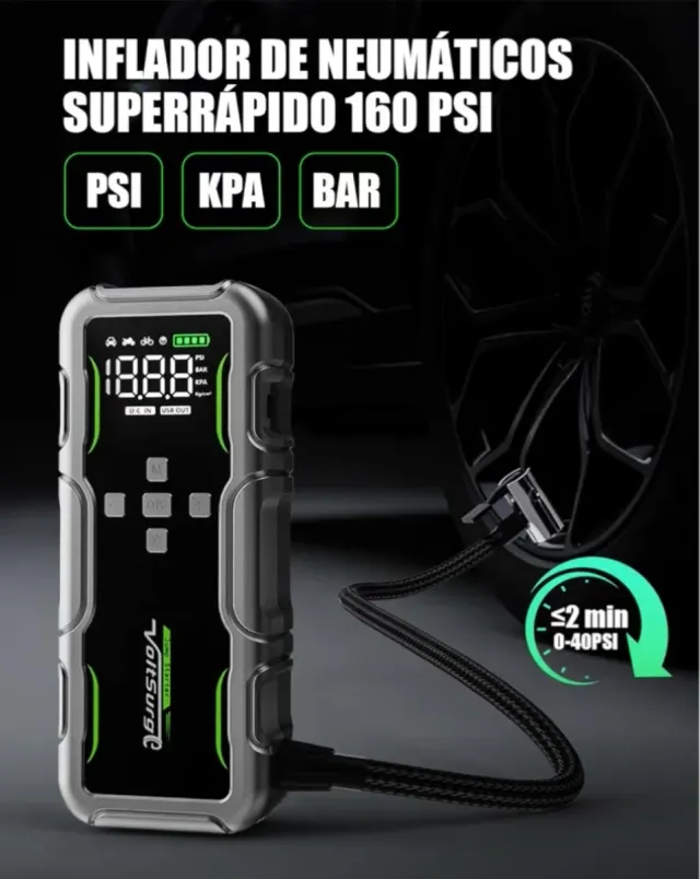 Avviatore di batteria e compressore d'aria