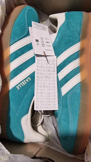 Adidas Gazelle Teal/Blanco