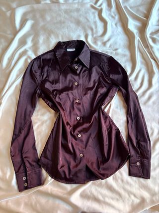 Vintage y2k glam coquette lolita Stefanel shirt