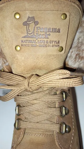 Botas Panama Jack Beige/Marrón Talla 36