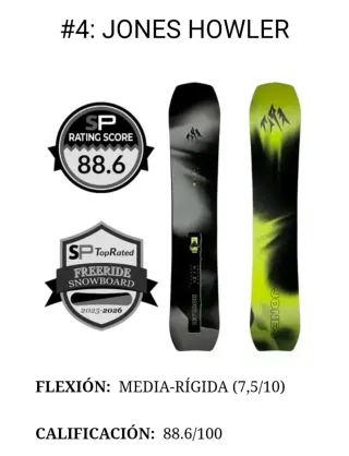 Tabla jones howler 161 nueva snow