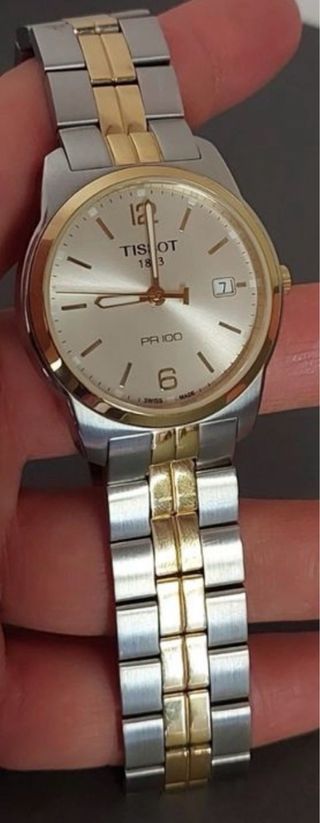 Reloj Tissot 1853 PR 100 Oro y Plata