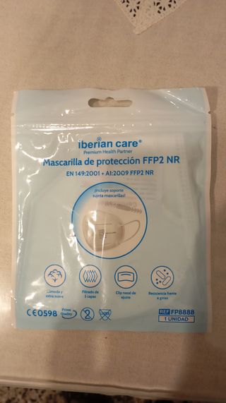 Mascarillas FFP2 NR Iberian Care (1 Unidad)