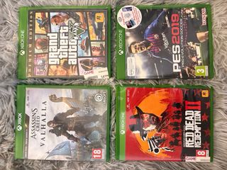 Xbox One S Blanca + 4 Juegos + 2 Mandos