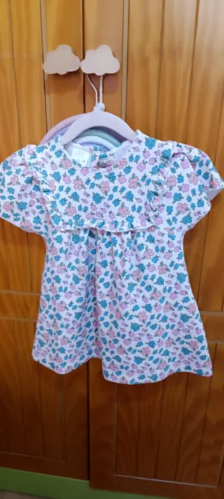 Vestido estampado niña 86cm