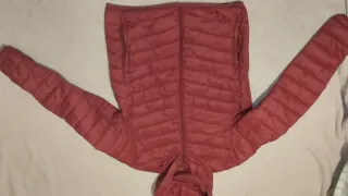 Chaquetón acolchado rojo