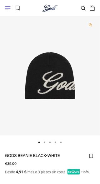 Gorro FakeGods Negro y Blanco