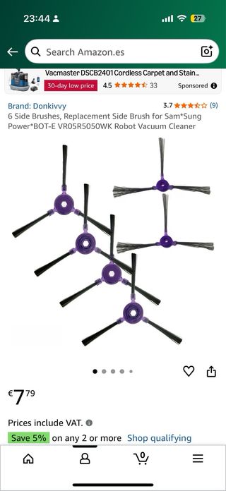 Robot Aspiradora Samsung Powerbot VR05R5050WK