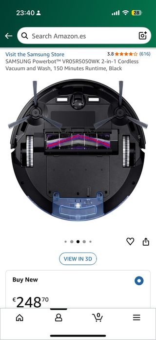 Robot Aspiradora Samsung Powerbot VR05R5050WK