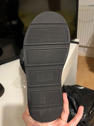 Botas Zara negras acolchadas