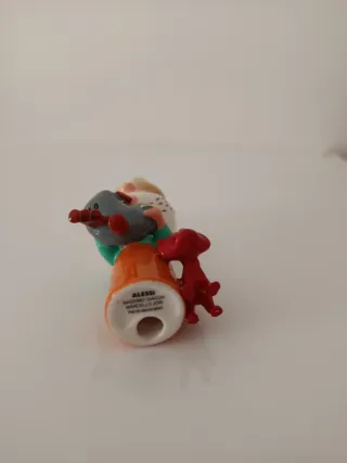 Figura Belén Alessi gaitero y gato