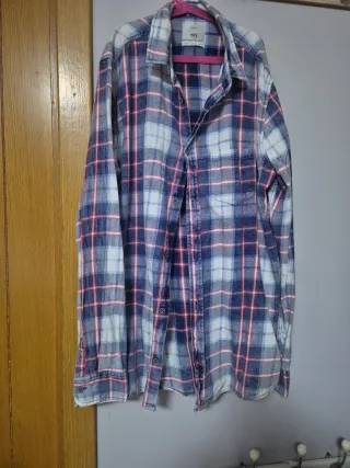 Camisa de cuadros hombre