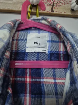 Camisa de cuadros hombre