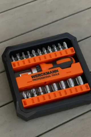 Set chiavi a cricchetto e punte 38pz