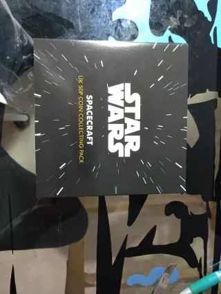 Conjunto 4 Monedas 50p Star Wars Reino Unido 2024