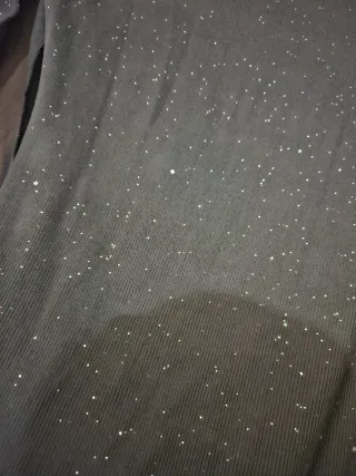 Vestito nero con glitter tg. XS
