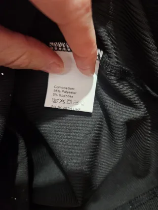 Vestito nero con glitter tg. XS