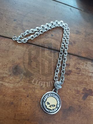 Collana Harley Davidson skull gold