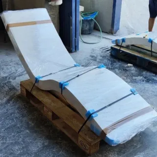 Hamaca moderna blanca