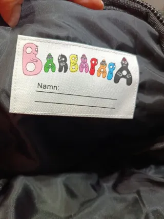 Zainetto peluche Barbapapà nero