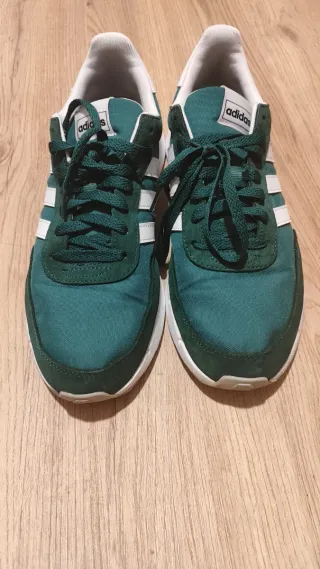 Zapatillas Adidas Run 60s 2.0 Verde/Blanco