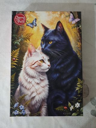 Puzzle gatos 500 piezas Cherry Pazzi