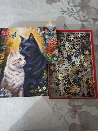 Puzzle gatos 500 piezas Cherry Pazzi