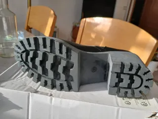 Botines negros tacón plataforma