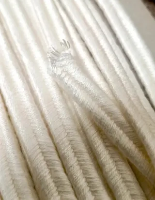 Passamaneria soutache bianca, 6 metri