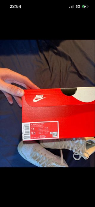 Nike Dunk High Beige/Blanco