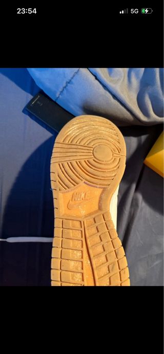 Nike Dunk High Beige/Blanco