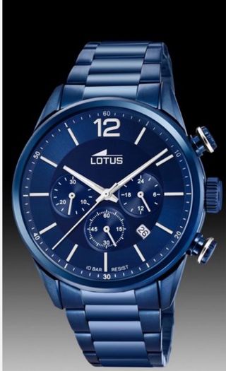 Reloj Lotus Azul Cronógrafo
