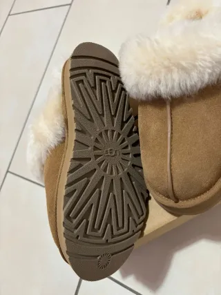 UGG Disquette Ciabatte Castagna