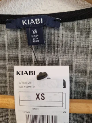 Chaleco Kiabi rayas S/36 sin estrenar