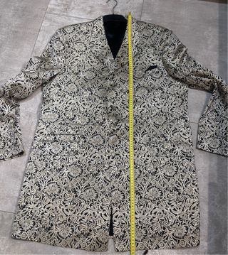 Chaqueta Larga Hombre Estampada