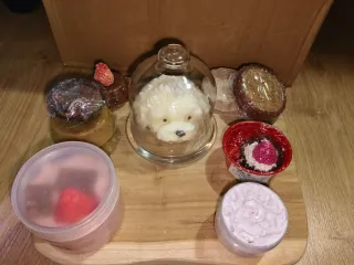 Champúes, geles, jabones, sólidos, líquidos, batid