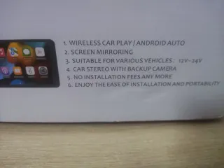 Pantalla Portátil Inalámbrica Car Stereo