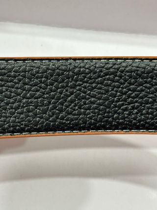Cinturón Hermés Talla 115 cm Negro/Dorado