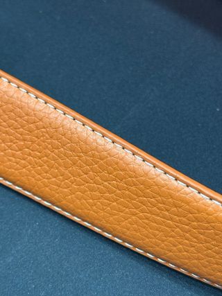 Cinturón Hermés Talla 115 cm Negro/Dorado