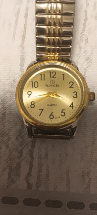 Reloj Elise & Di Mujer Dorado y Plateado