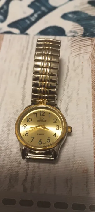 Reloj Elise & Di Mujer Dorado y Plateado