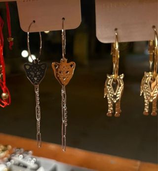 Pendientes Pantera Acero Inoxidable