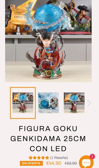 Figura Goku Super Saiyan Dios