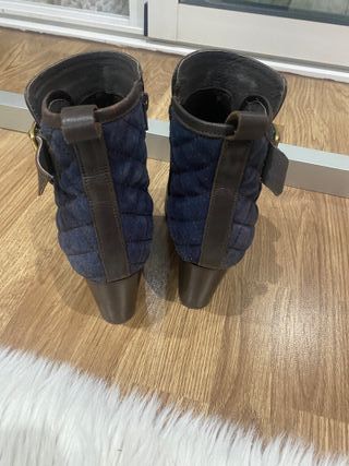 Botines Zendra Azul/Marrón Talla 40