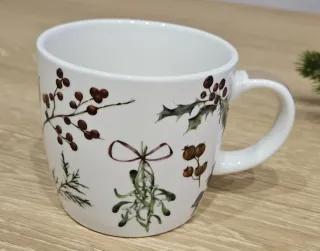 Tazza Natale con Coperchio Decorata
