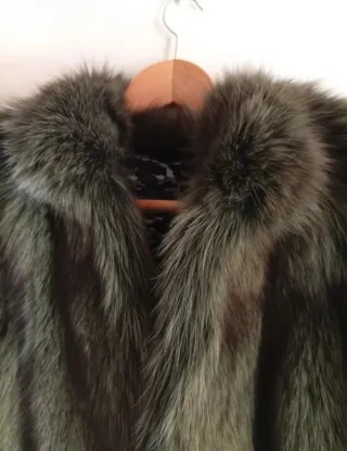 Abrigo de piel alta calidad