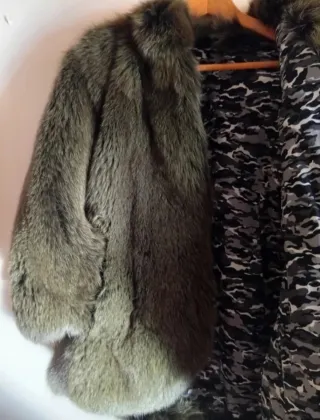 Abrigo de piel alta calidad